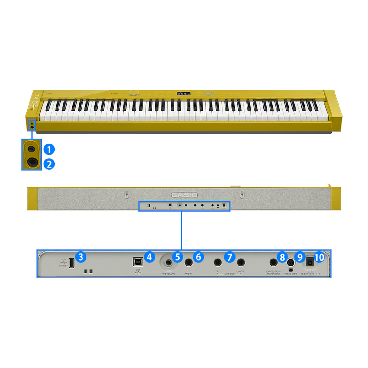 Piano Digital Casio Privia PX-S7000HMDe 88 teclas - Image 2