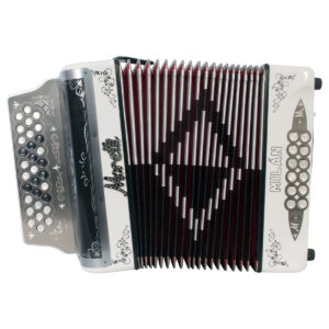 Acordeon Moretti Milan Tono de Fa Blanco 31 botones