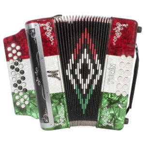 Acordeon Moretti Turin Tono de Sol Bandera 31 botones