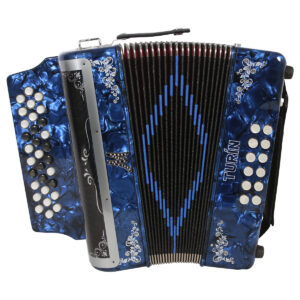 Acordeon Moretti Turin Tono de Sol Azul 31 botones