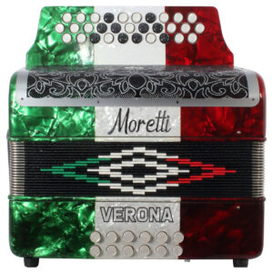 Acordeon Moretti Verona Tono de Sol Bandera 31 botones