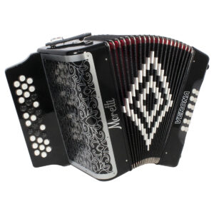 Acordeon Moretti Verona Tono de Fa Negro 31 botones
