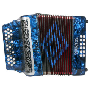 Acordeon Moretti Verona Tono de Sol Azul 31 botones