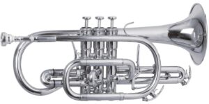 Corneta Roy Benson CR-302S trompeta plateada profesional