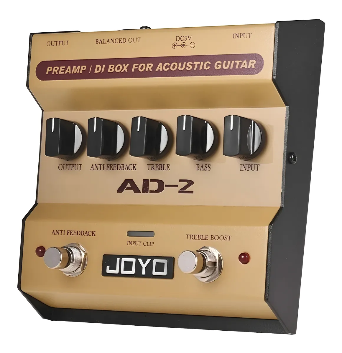 Preamplificador Joyo AD-2 para Guitarra Acústica con Anti-Feedback