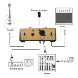 Preamplificador Joyo AD-2 para Guitarra Acústica con Anti-Feedback