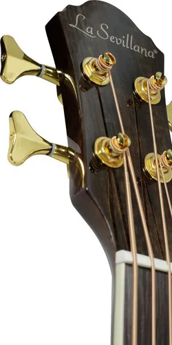 Bajo Electroacústico de 4 Cuerdas La Sevillana B-1004CEQ TBK - Image 6