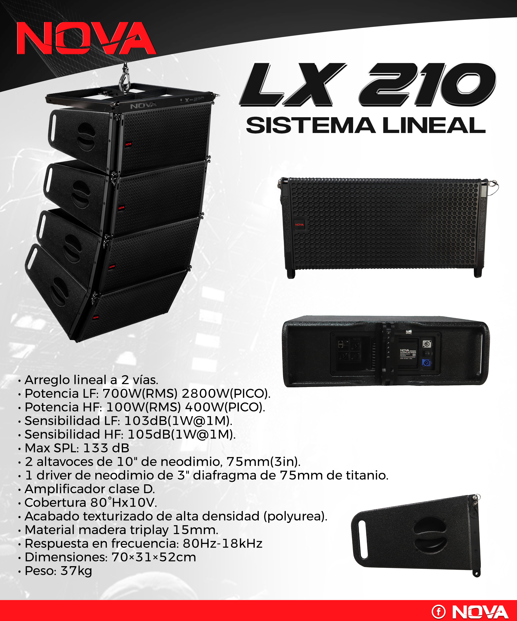 Ficha técnica VAMAV LX210