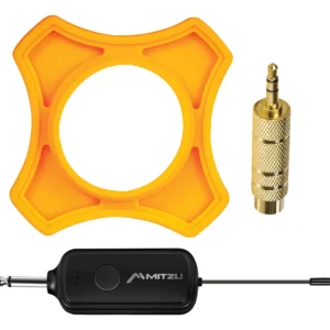 Sistema de Micrófono Inalámbrico de Mano Mitzu 12-9000 de Largo Alcance