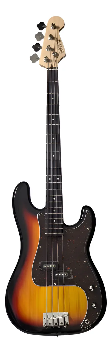 Bajo Eléctrico McCartney E-SPB-204-SB 4 Cuerdas Sunburst Mica Vino