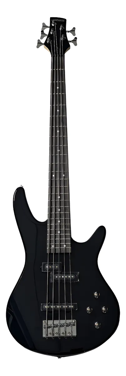 Bajo Eléctrico de 5 Cuerdas Tipo Ibanez Color Negro McCartney E-Ibanez-BASS-5-BK