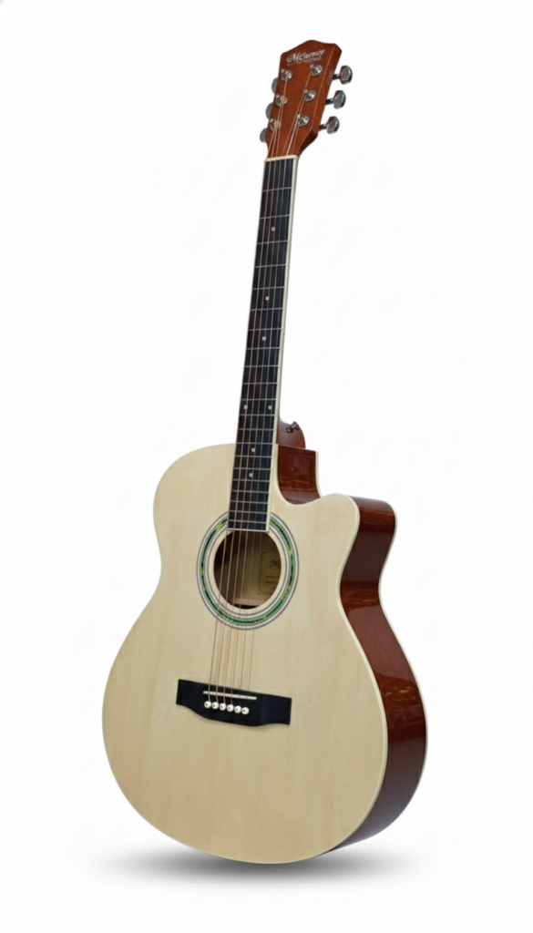 Guitarra Acústica McCartney C19-N de 40 Pulgadas Natural Brillante