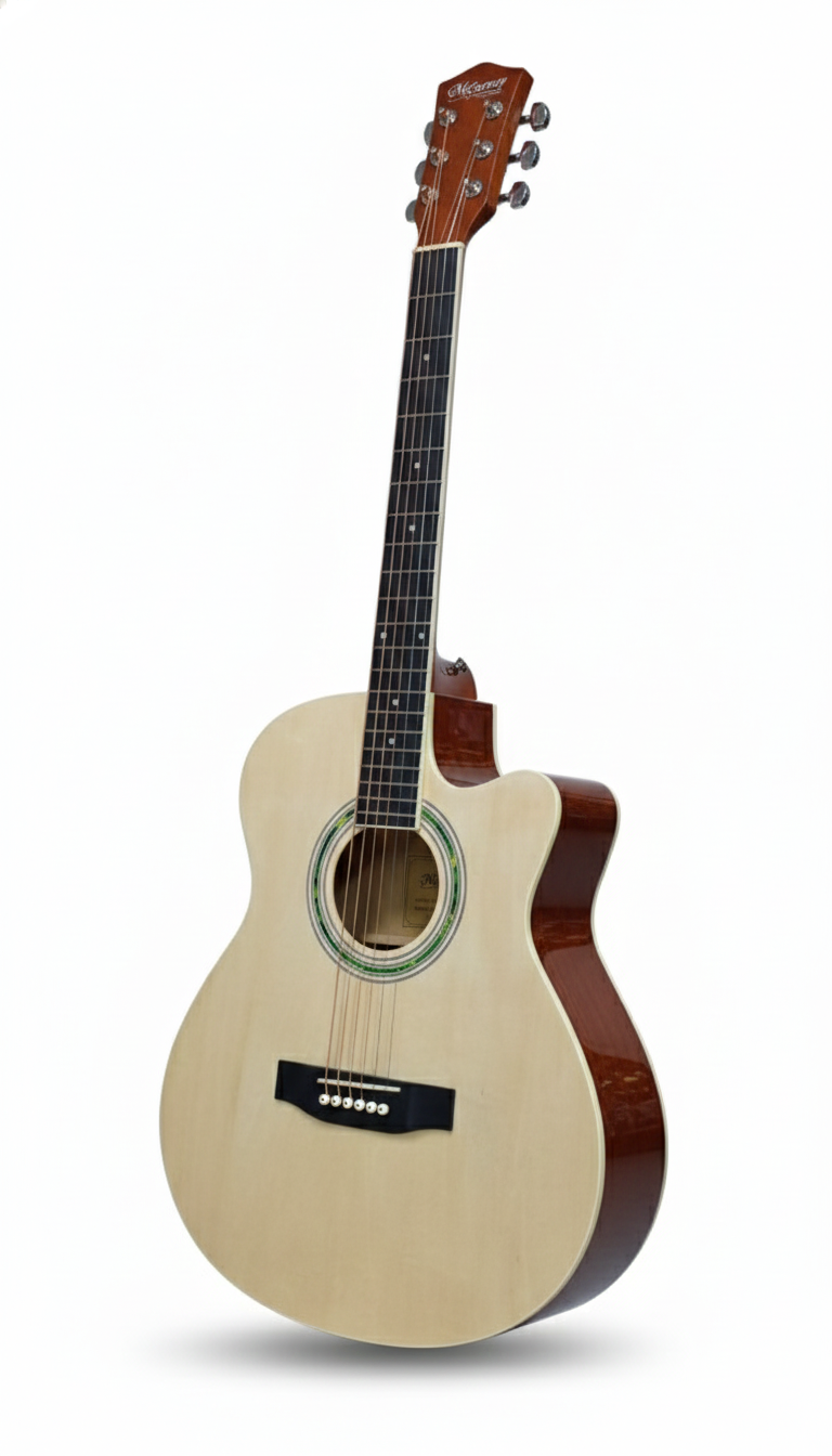 Guitarra Acústica McCartney C19-N de 40 Pulgadas Natural Brillante
