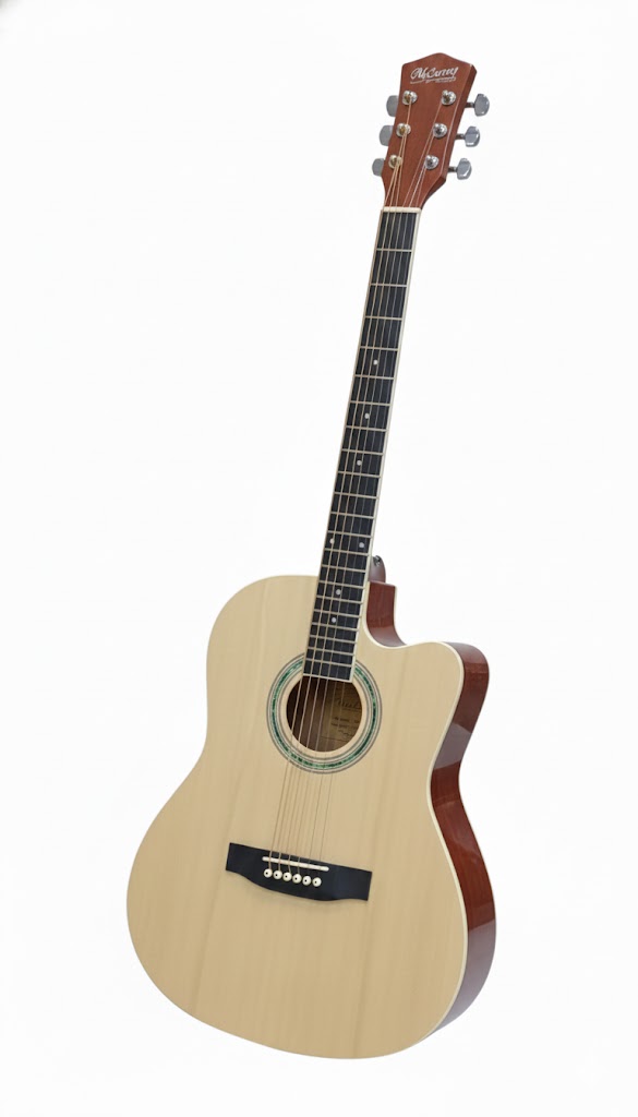 Guitarra Acústica McCartney 39 Pulgadas Cuerdas de Acero C10-N