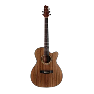 Guitarra Electroacústica Jumbo con Corte McCartney de 40 Pulgadas, EQ (S-Q4-MIC) Cuerpo: Tapa Superior, Tapa Inferior y Costados (Walnut) Nogal