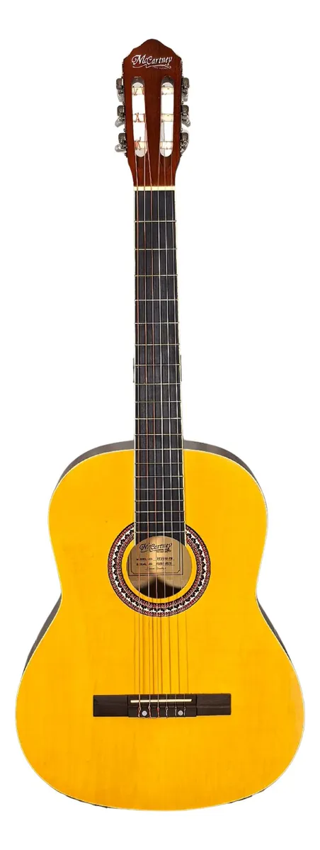 Guitarra Acústica McCartney Amarilla Natural de Cuerdas de Nylon EC3900-YN