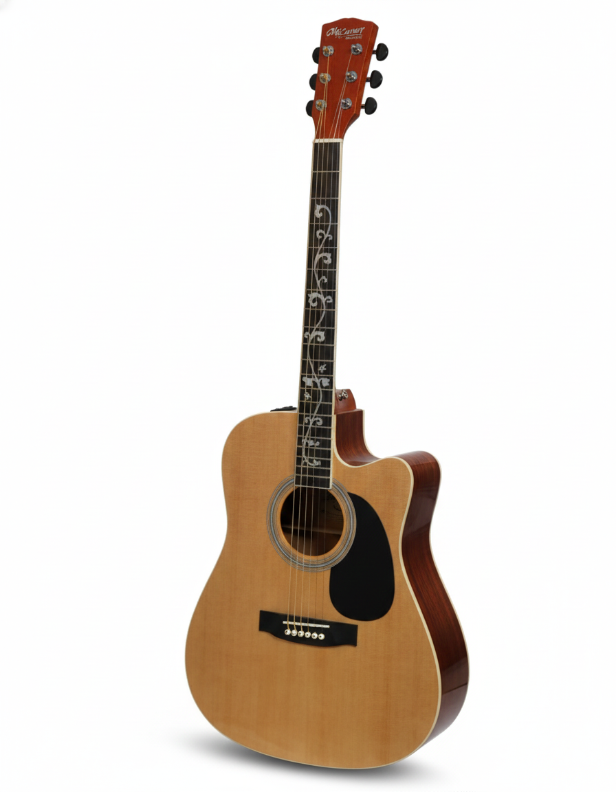 Guitarra Electroacústica McCartney Texana Natural BFG-4117C