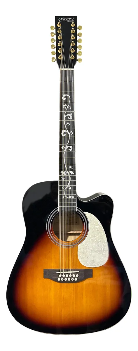 Guitarra Electroacústica McCartney Texana 3 Tonos Sombreado BFG-4117C