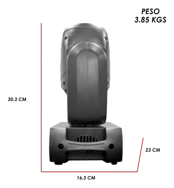 Cabeza Móvil Beam Premiata PICCOLO 1R BAG de 80W