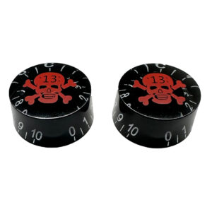 Perillas Axlabs Mod. Speed Knob Red Skull (white Font)