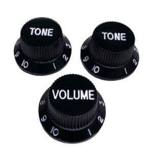 Perillas Axlabs Mod. Strat Style Knob Set(white Font)