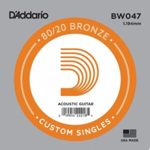 Cuerda individual D’Addario BW-047 calibre grueso