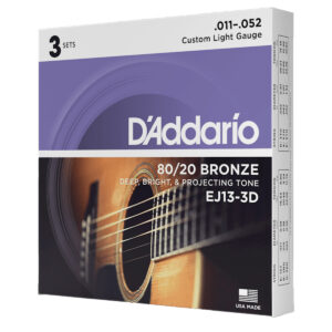Encordadura Daddario Mod. EJ13 3-PACK