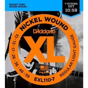 Encordadura Daddario Mod. EXL-110-7