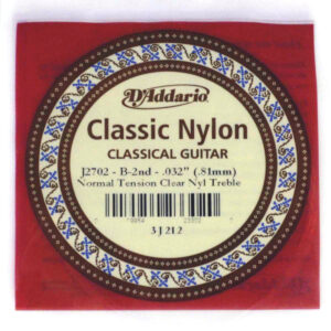 Cuerdas D’Addario J2702 nylon clásico
