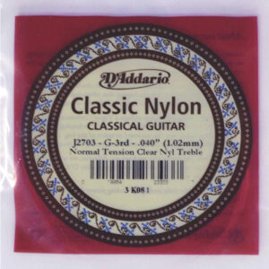 Cuerdas D’Addario J2703 guitarra clásica