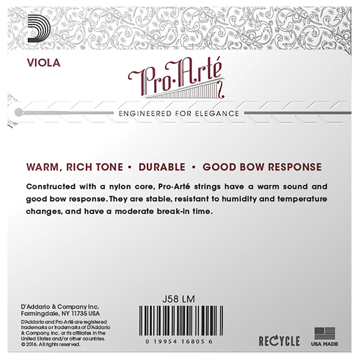 Encordadura DAddario J58 LM - Image 3