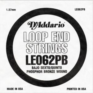 Cuerda D’Addario LE062PB repuesto acústico