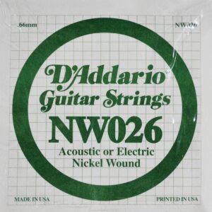 Cuerda D’Addario NW026 acero niquelado