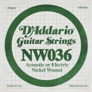 Cuerda D’Addario NW036 acero niquelado