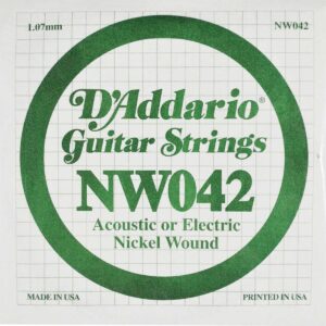 Cuerda D’Addario NW042 guitarra eléctrica