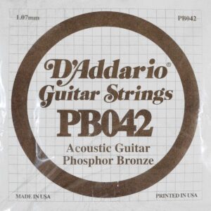 Cuerda D’Addario PB042 acústica