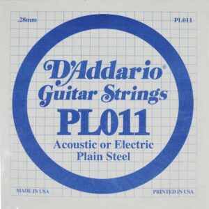 Cuerda D’Addario PL011 acero
