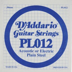 Cuerda D’Addario PL012 guitarra eléctrica