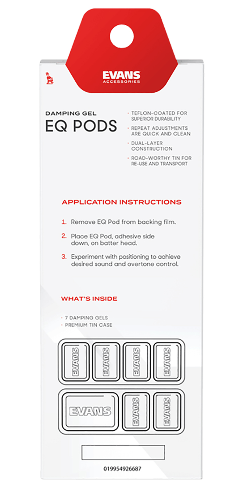 Ahogador Evans para Plat O Tambor Eqpods - Image 5