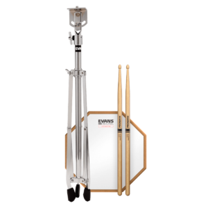 Paquete con practicador Evans Attacktile Pad Scholastic