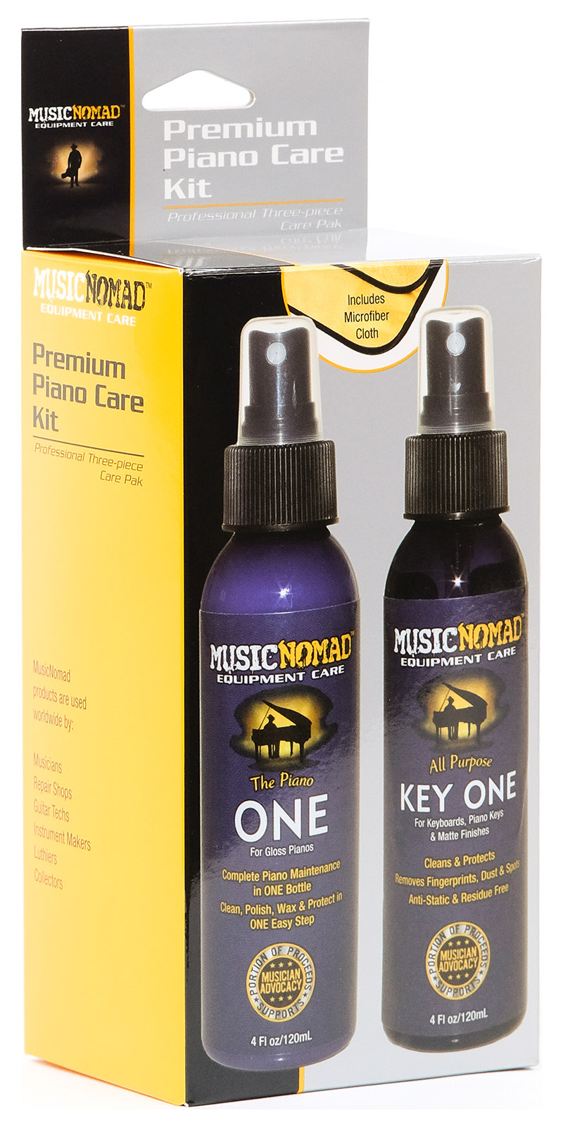 Kit Premium Piano Care 3 PZ Music Nomad MN132