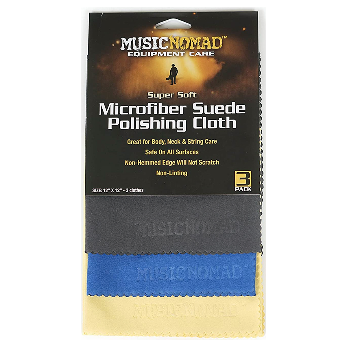 Microfibra Music Nomad para Limpieza 3 Pack MN203