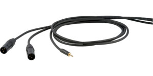 Cable Proel para Audio 2 XLR Male-plug 3.5 DHS595LU3