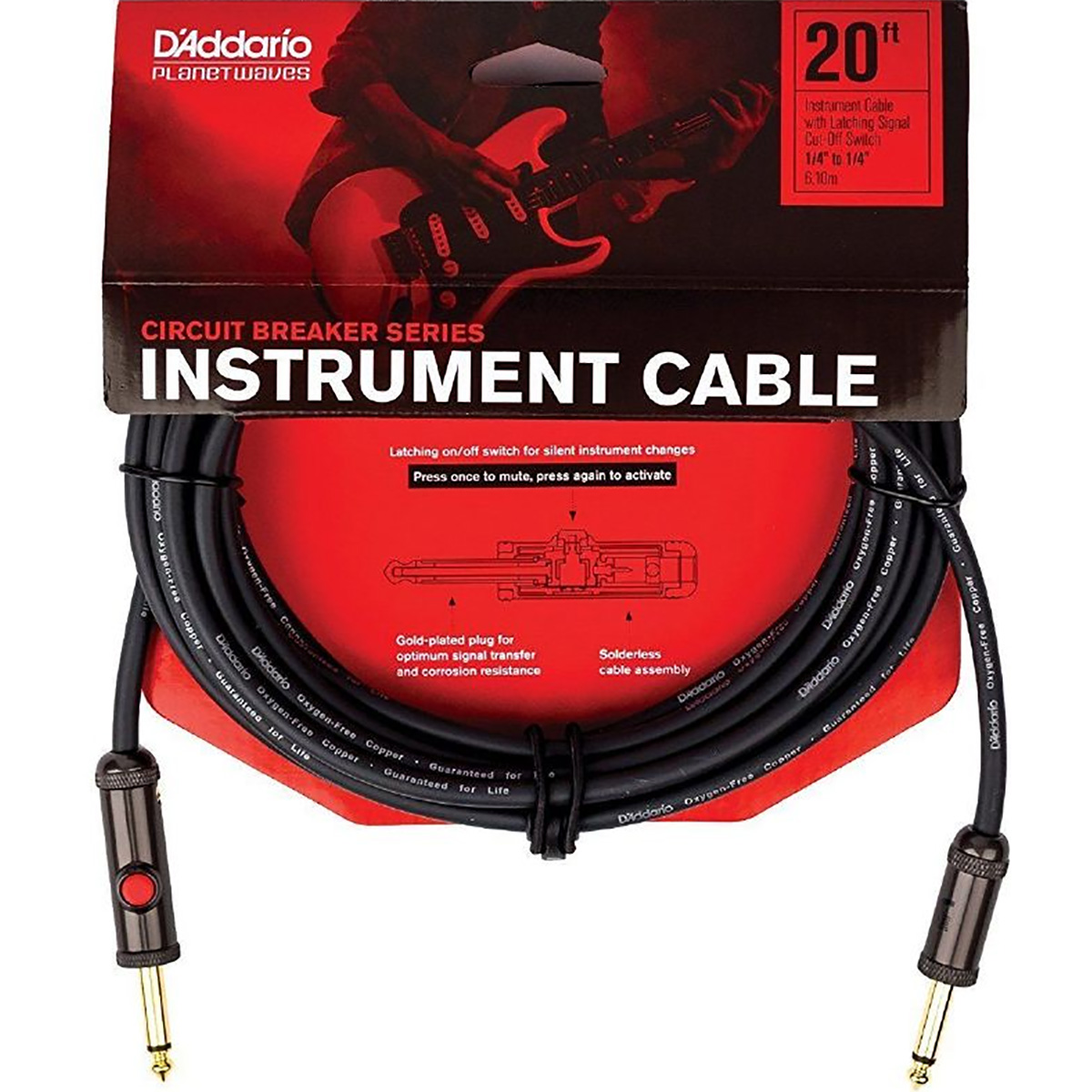 Cable Planet Wave para Inst. PW-AGL-20