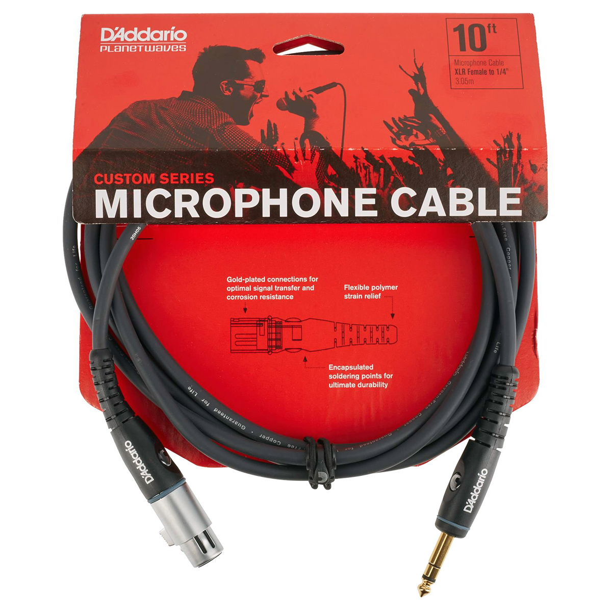 Cable Planet Wave para Microfono PW-GM-10