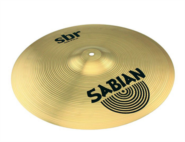 Platillo Crash de 16 Pulgadas Sabian SBR SBR16 Aleación Latón