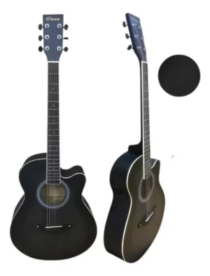 Guitarra Texana Electroacústica Segovia SGFH0BK Negra Vintage
