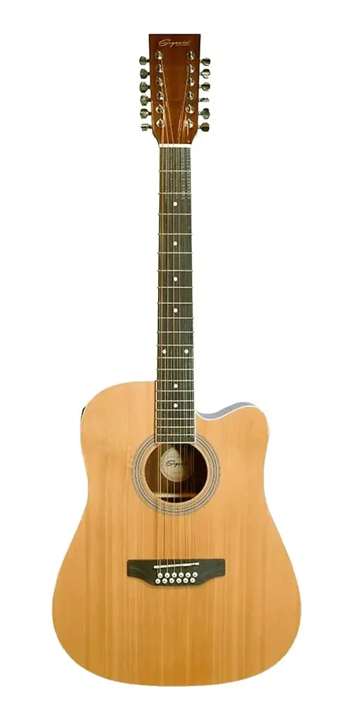 Guitarra Electroacústica Docerola Segovia SGD20ECA de 12 Cuerdas Natural