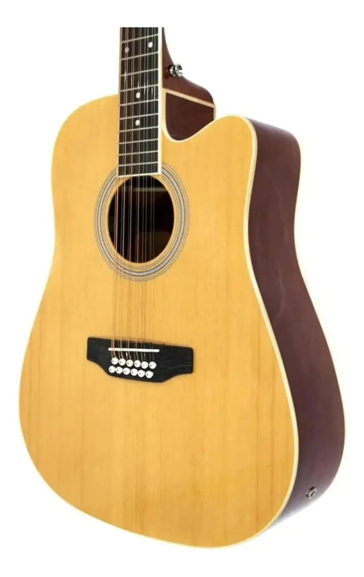 Guitarra Electroacústica Docerola Segovia SGD20ECA de 12 Cuerdas Natural - Image 2