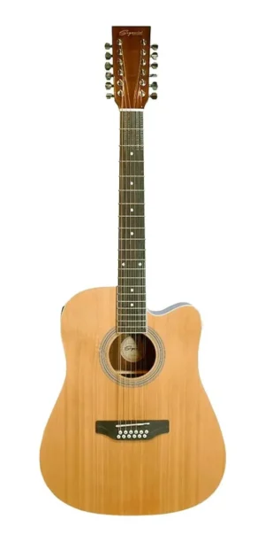 Guitarra Docerola Segovia SGC12NTA Texana Electroacústica Natural 12 Cuerdas